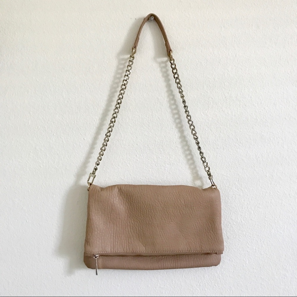 Tan Express Bag/Clutch